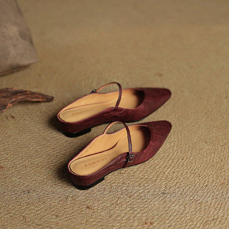 Orella – mules de cuero auténtico