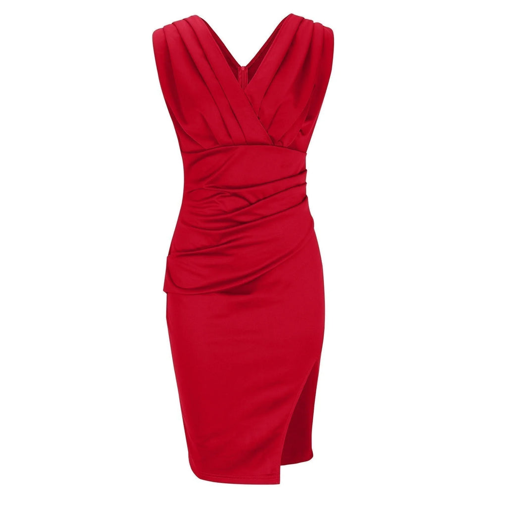 Adriana™ — Elegante vestido drapeado con corte que realza la figura