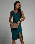 Adriana™ — Elegante vestido drapeado con corte que realza la figura