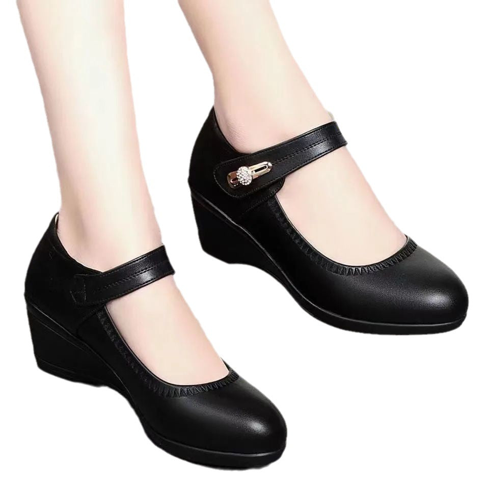 Marta™️ | Zapatos de cuero suaves con tacón